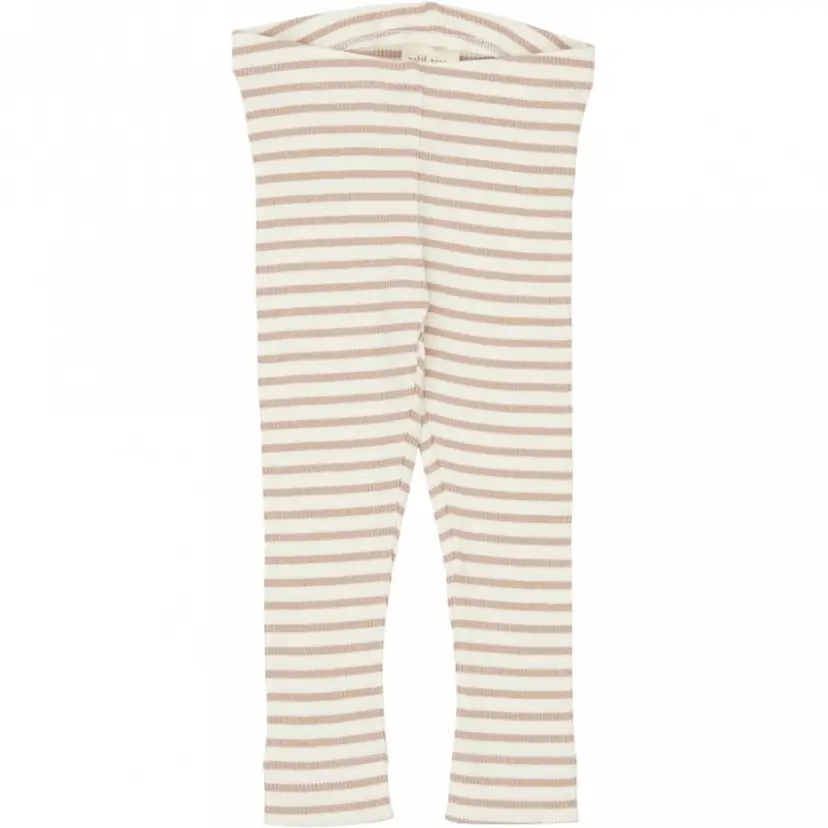 Petit Piao Beige Stripete Petit Piao Modal Leggings (62 / 3 mnd)