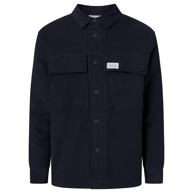 KnowledgeCotton Apparel KnowledgeCotton Apparel Corduroy overshirt Night Sky