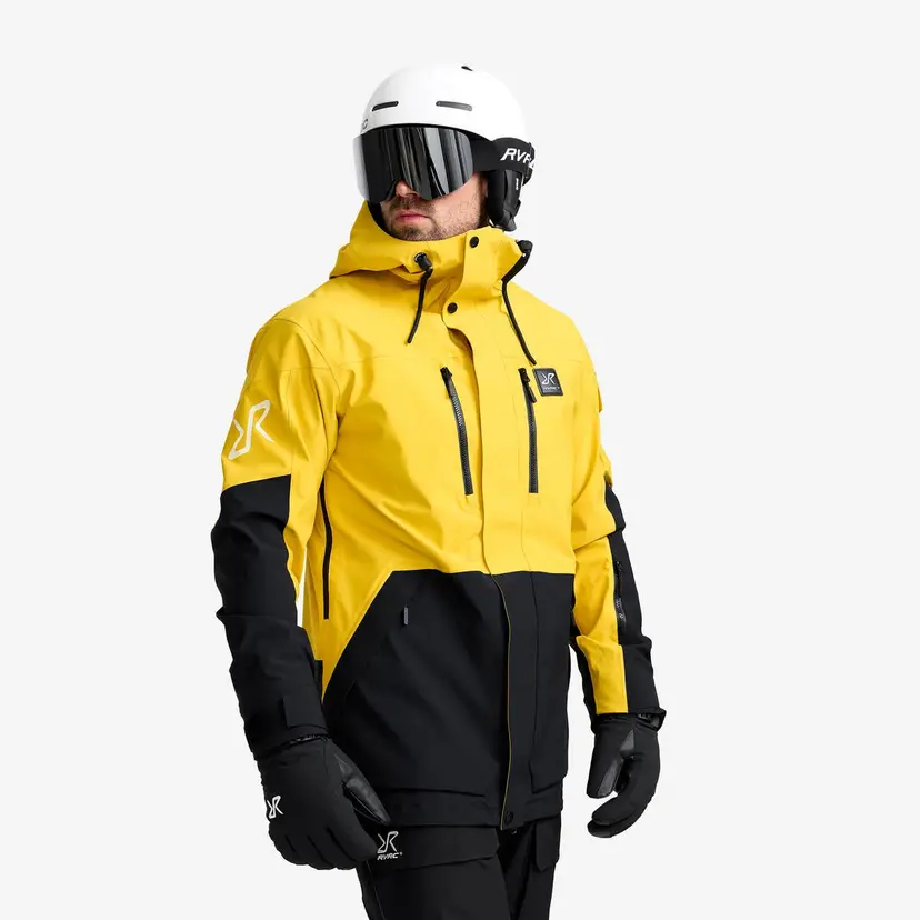 RevolutionRace AccXel 2L Ski Jacket Herre Mango Mint/Black