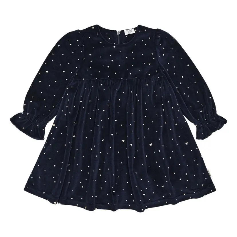 Hust and Claire Hust and Claire - Julekjole Velour Donna Gold More Navy
