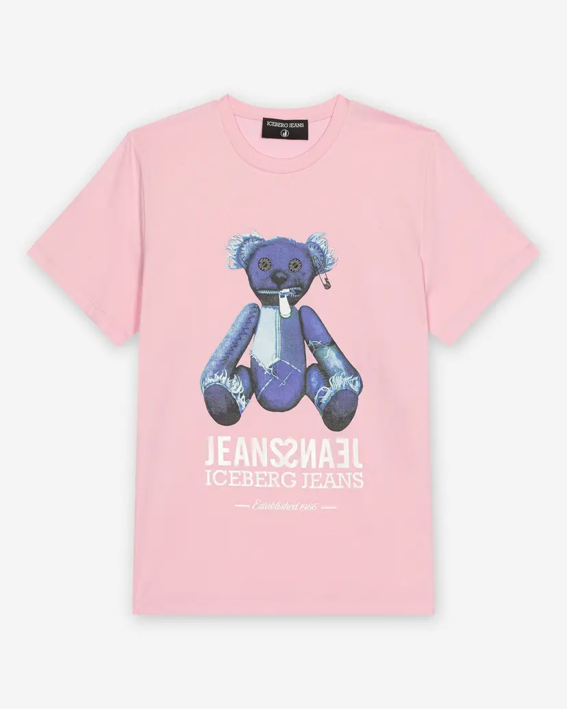 Iceberg Jeans Iceberg Jeans F023-P400 Pink T-shirt