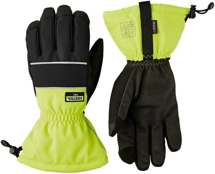 Hestra JOB Hestra JOB Alba Czone Winter Black/Yellow High Viz