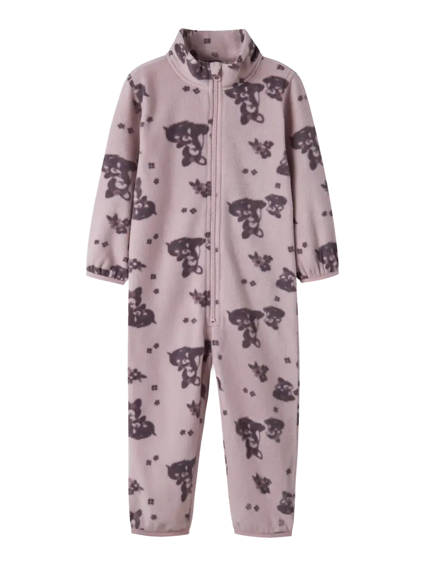 NAME IT Fleecedress «SPEKTRA» Mini Violet Ice Deer