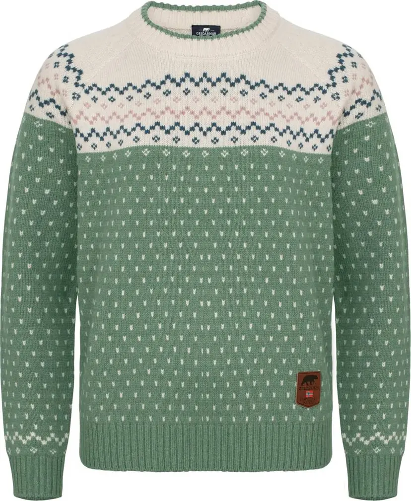Gridarmor Gridarmor Women's Classic Wool Sweater Green Bay