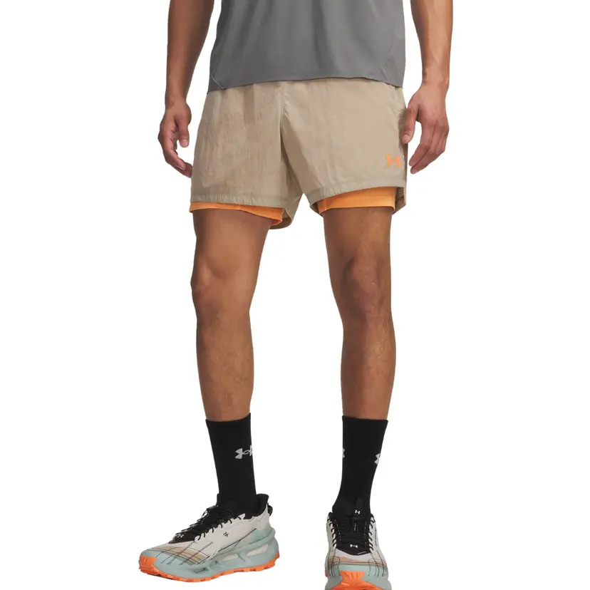 Under Armour Under Armour UA M's Trail Run 5' Lined Short City Khaki