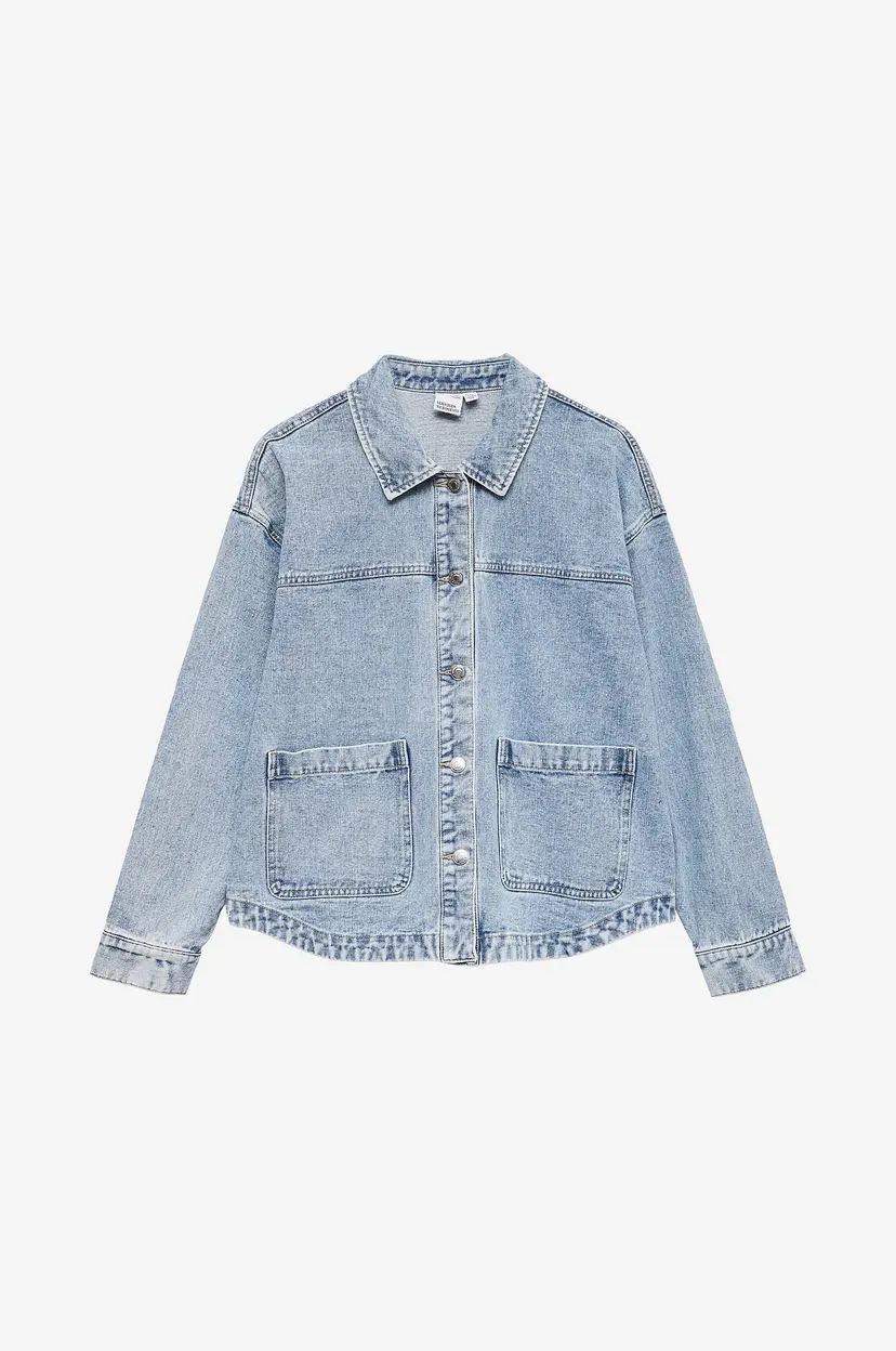 Vero Moda Skjortejakke vmJamie LS Denim Shacket Mix GA Noo - Blå