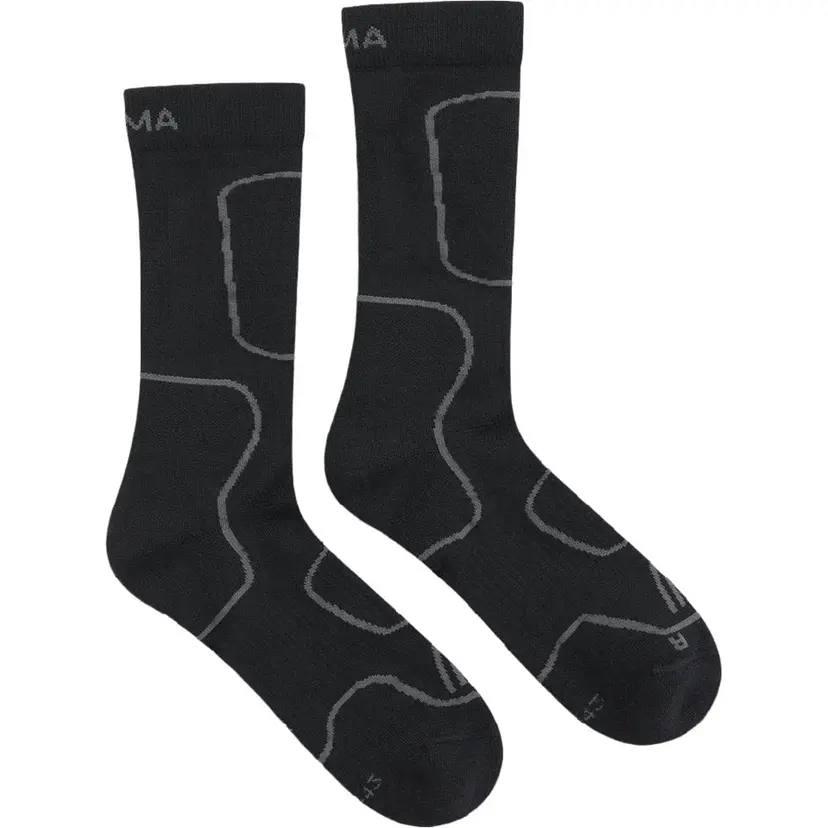 Aclima Aclima Liner Wool Socks Jet Black