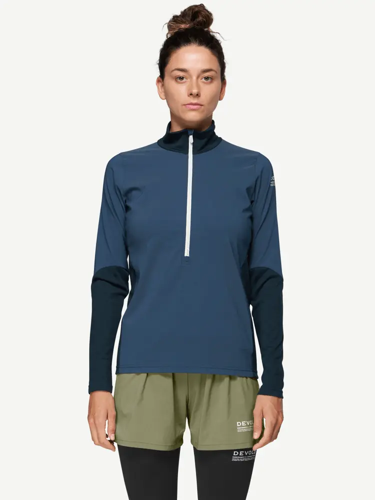 Devold Devold - Endurance Merino Cover Zip Dame - Large - Blå