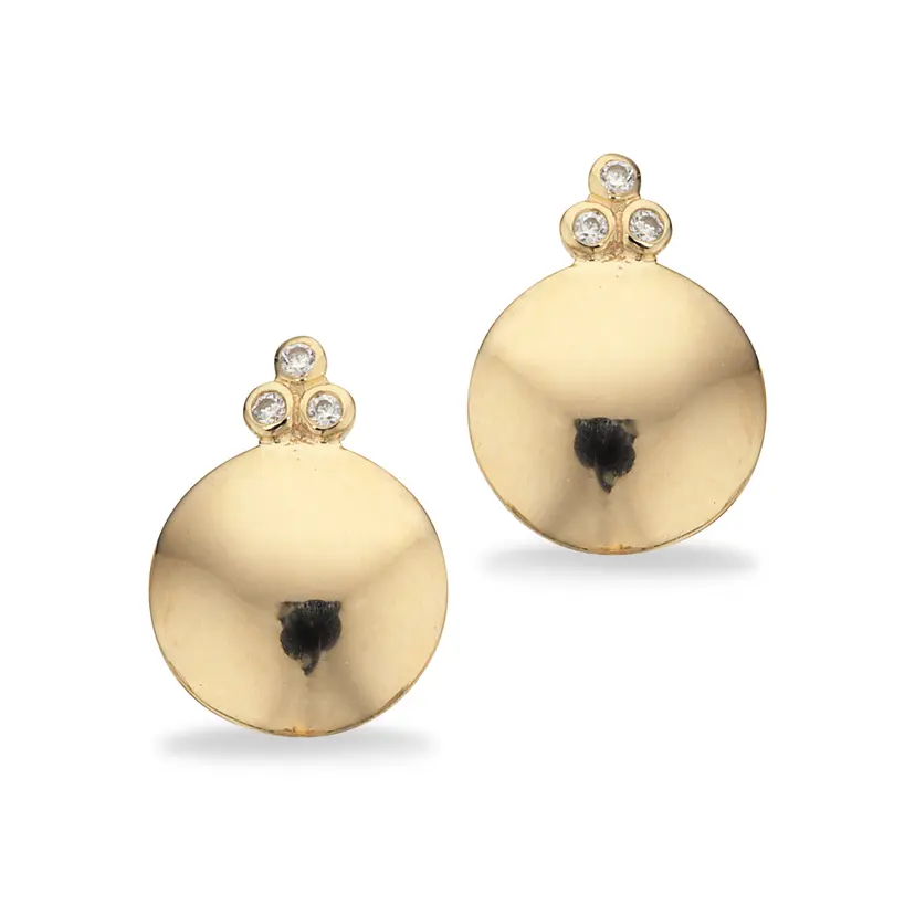 Scrouples Scrouples Øreringe - Velvet øreringe i 8 karat guld - 117663