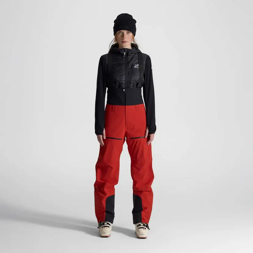 RevolutionRace Ultra 3L Shell Bib Dame Aura Red