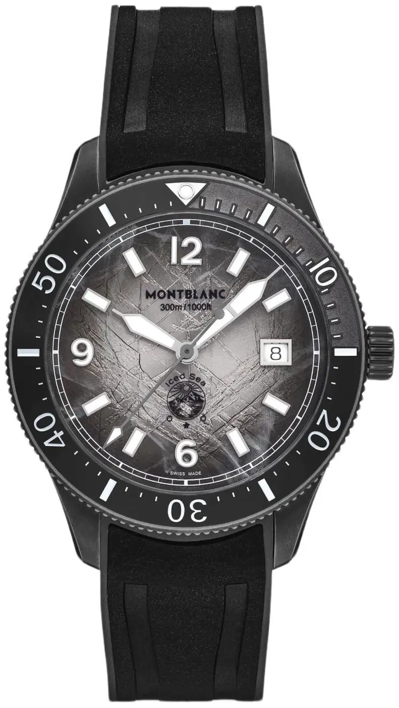 Montblanc Montblanc Herreklokke 134017 Iced Sea Grå/Gummi Ø41 mm