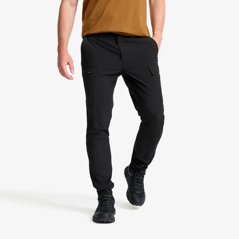 RevolutionRace Verge Stretch Cargo Pants Herre Black