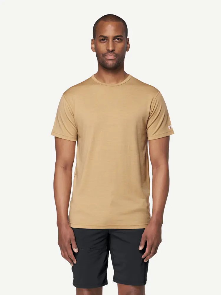 Devold Devold - Breeze Plus Merino 200 T-skjorte Herre - Large - Beige