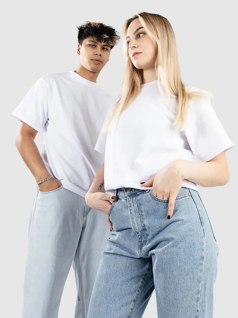 Shaka Wear Shaka Wear 7.5 Max Heavyweight T-skjorte hvit