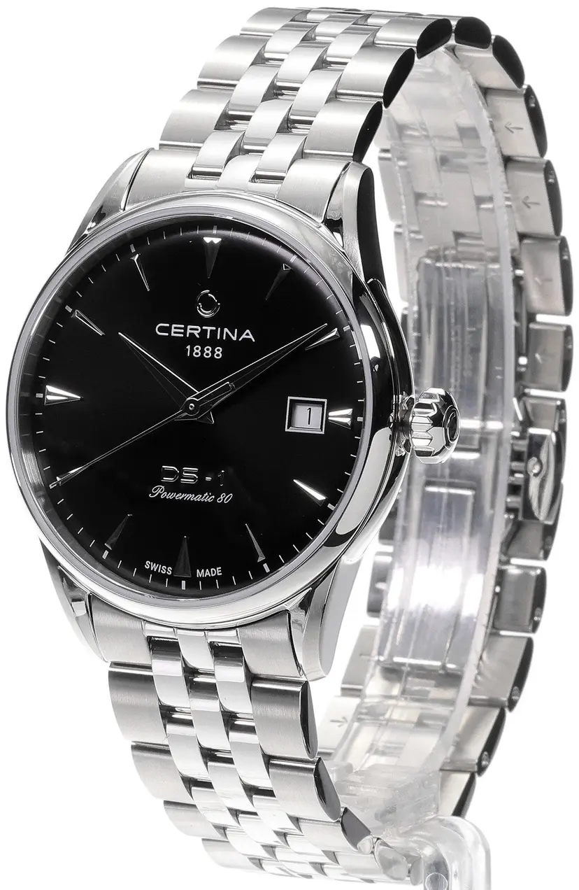 Certina Certina C029.207.11.051.00 Ds 1 Sort/Stål Ø38 mm
