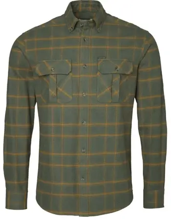 Chevalier Chevalier Hawk Flannel Shirt Men Leaf Green