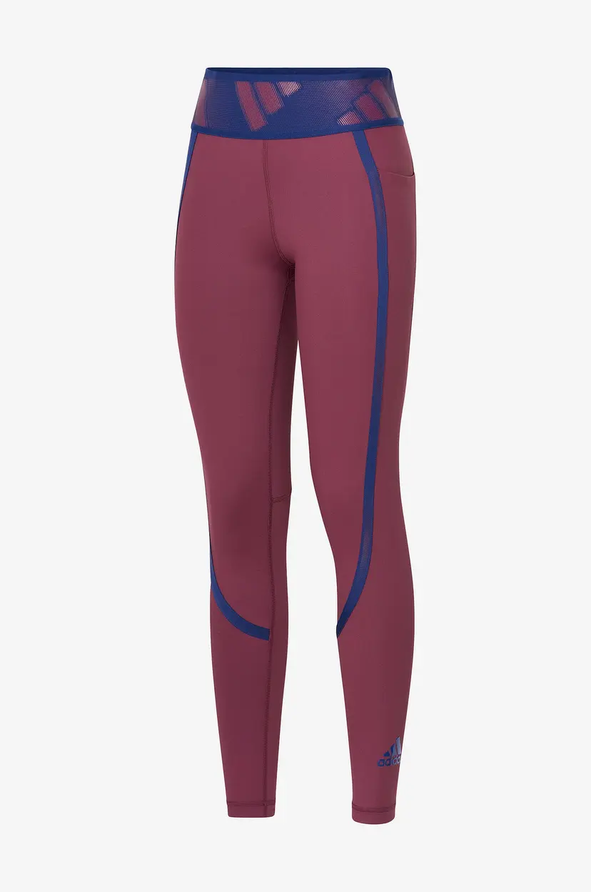 Adidas Sport Performance Treningstights Techfit Adilife Long Tights - Lilla