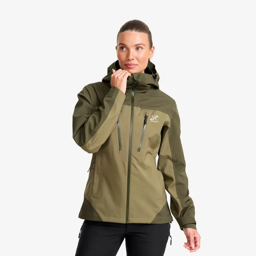 RevolutionRace Silence Proshell 3L Jacket Dame Kalamata/Forest Night