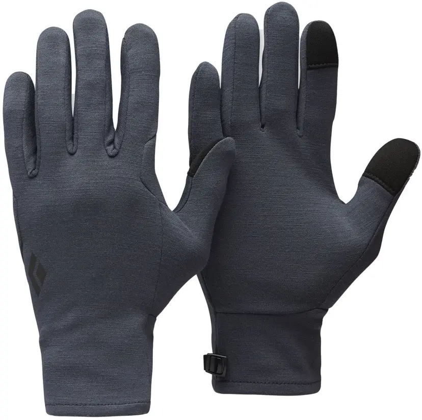 Black Diamond Black Diamond Midweight Wool Liners Charcoal