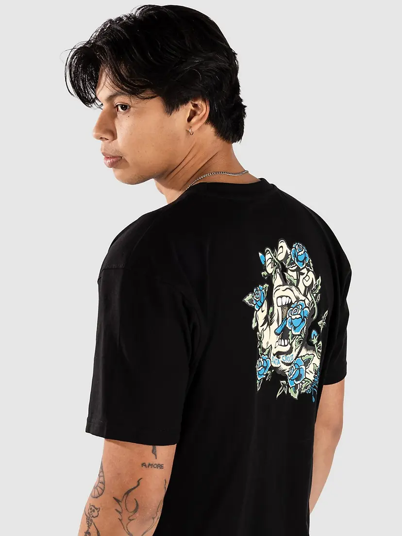 Santa Cruz Santa Cruz BT Screaming Rose Flash T-skjorte svart