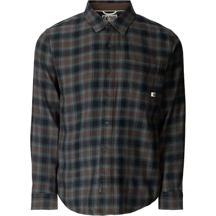 Marmot Marmot Rush Creek Lightweight Flannel Ls Hickory Nut Plaid