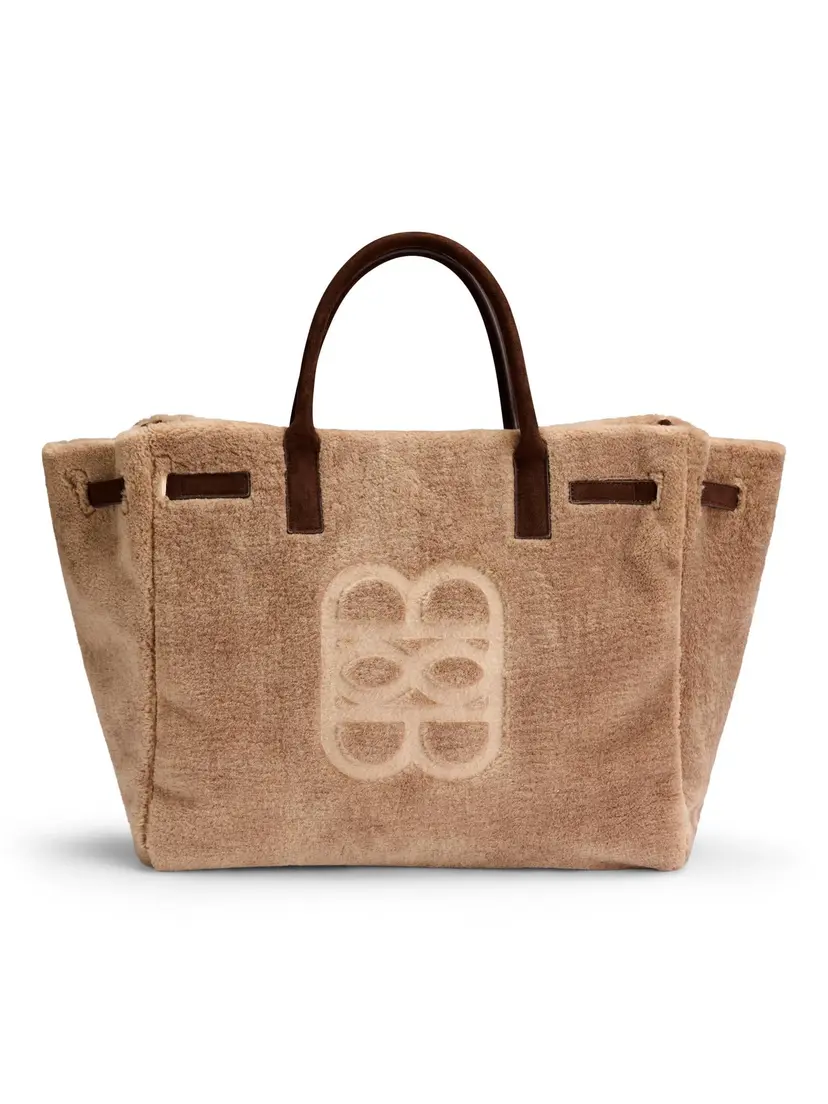 ella&il Lykke Shearling Bag Taupe
