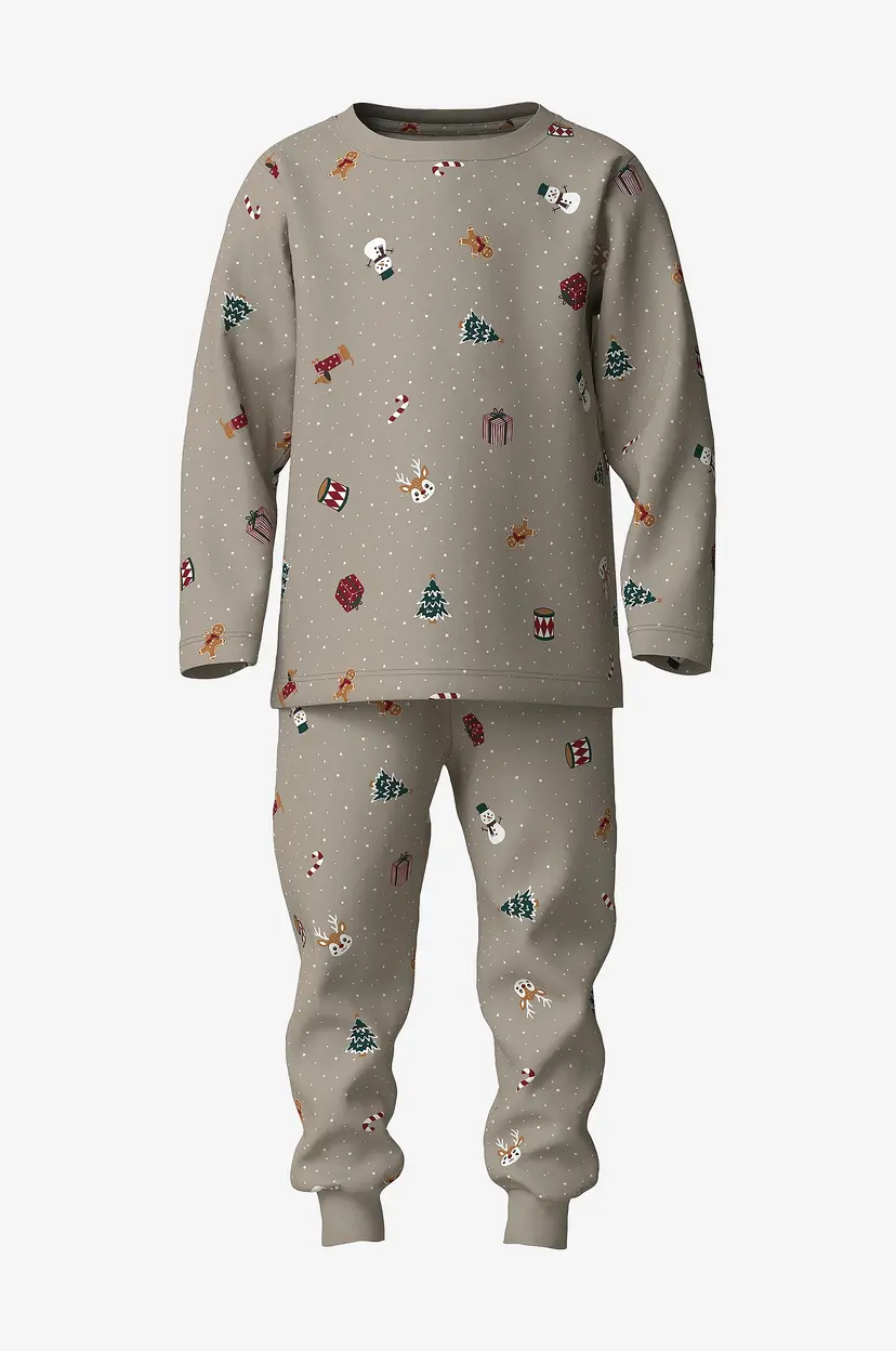 NAME IT Pysjsett nmnVismas LS - Grå