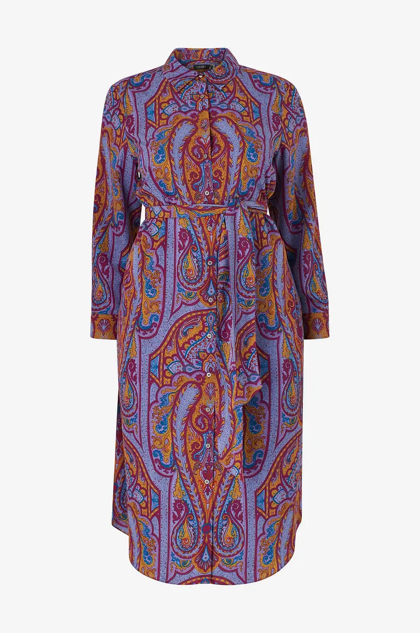Lauren Ralph Lauren Curve Kjole Day Dress - Rosa