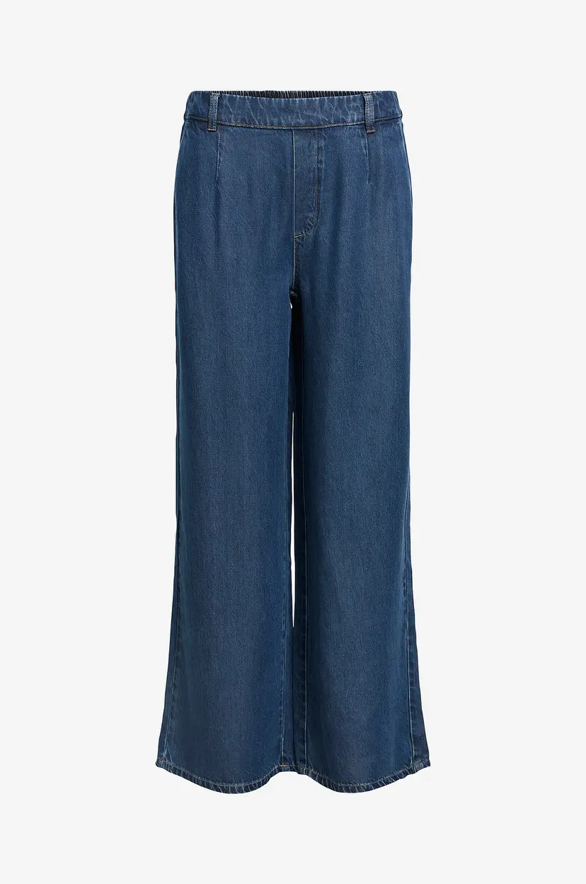 Object Collectors Item Bukser objFrame Lisa Wide MW Pants - Blå