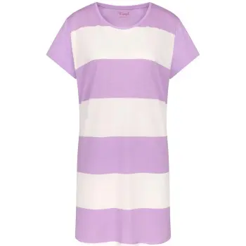 Triumph Triumph Nightdress NDK 02 X Hvit/Lilla bomull 36 Dame
