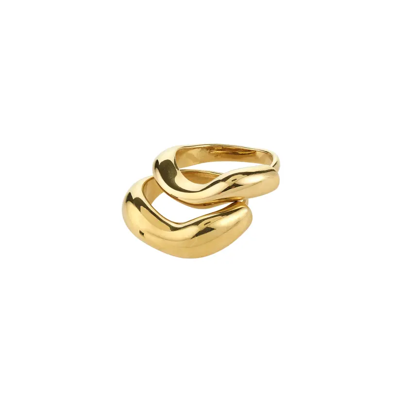 Pilgrim Pilgrim CALLAWAY ringe 2-in-1 set gold-plated