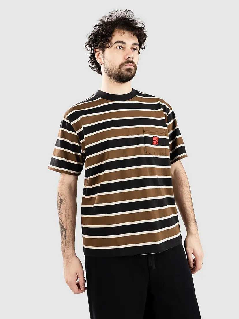 Empyre Empyre Tiger Pocket T-skjorte brun