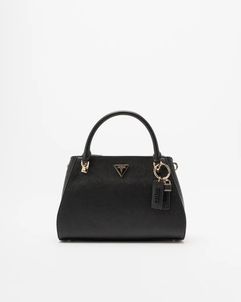 Guess Guess Noelle Saffiano Black Handbag