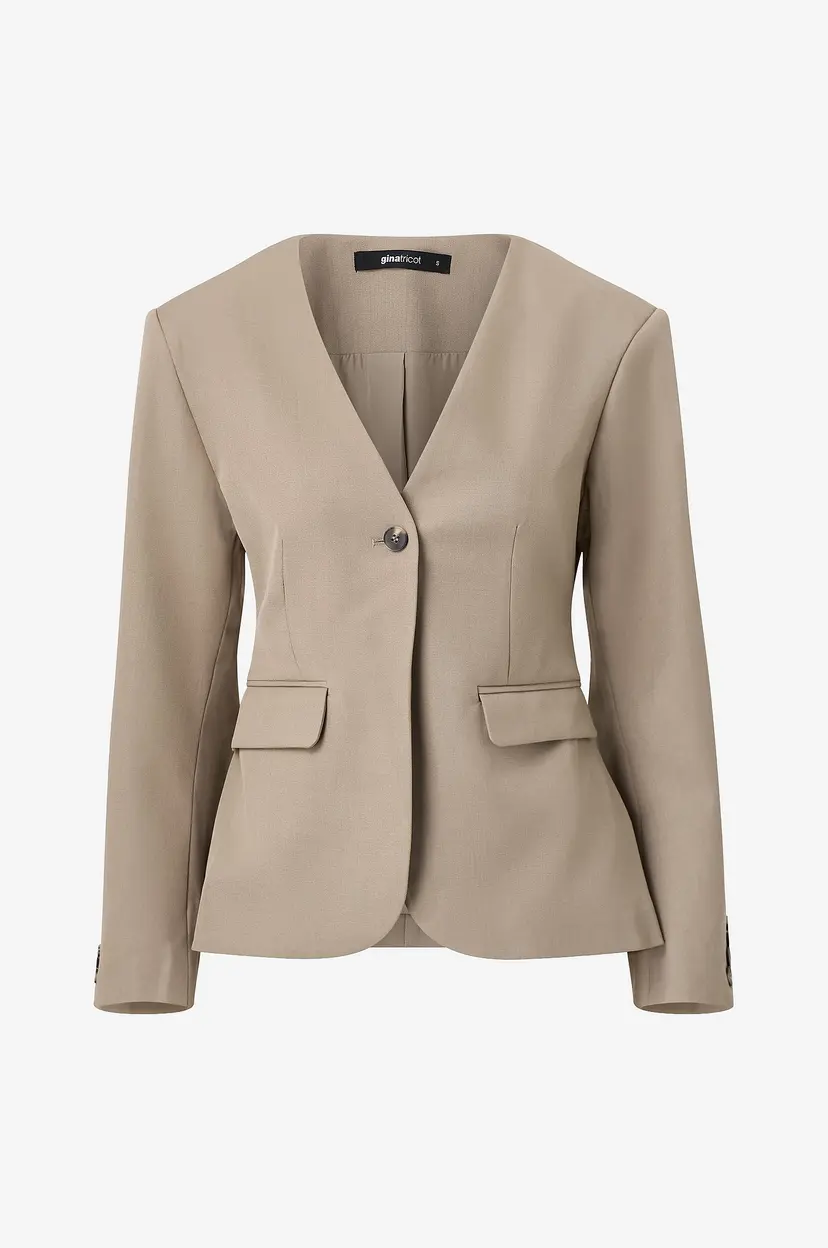 Gina Tricot Blazer Shaped Blazer - Beige