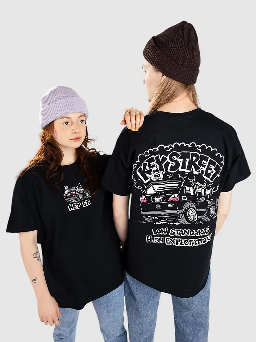 Key Street Key Street X FRKO Hot Box T-skjorte svart
