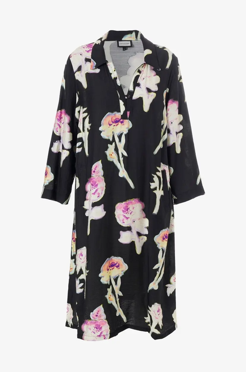 Gozzip Kjole gIngse Dress - Svart
