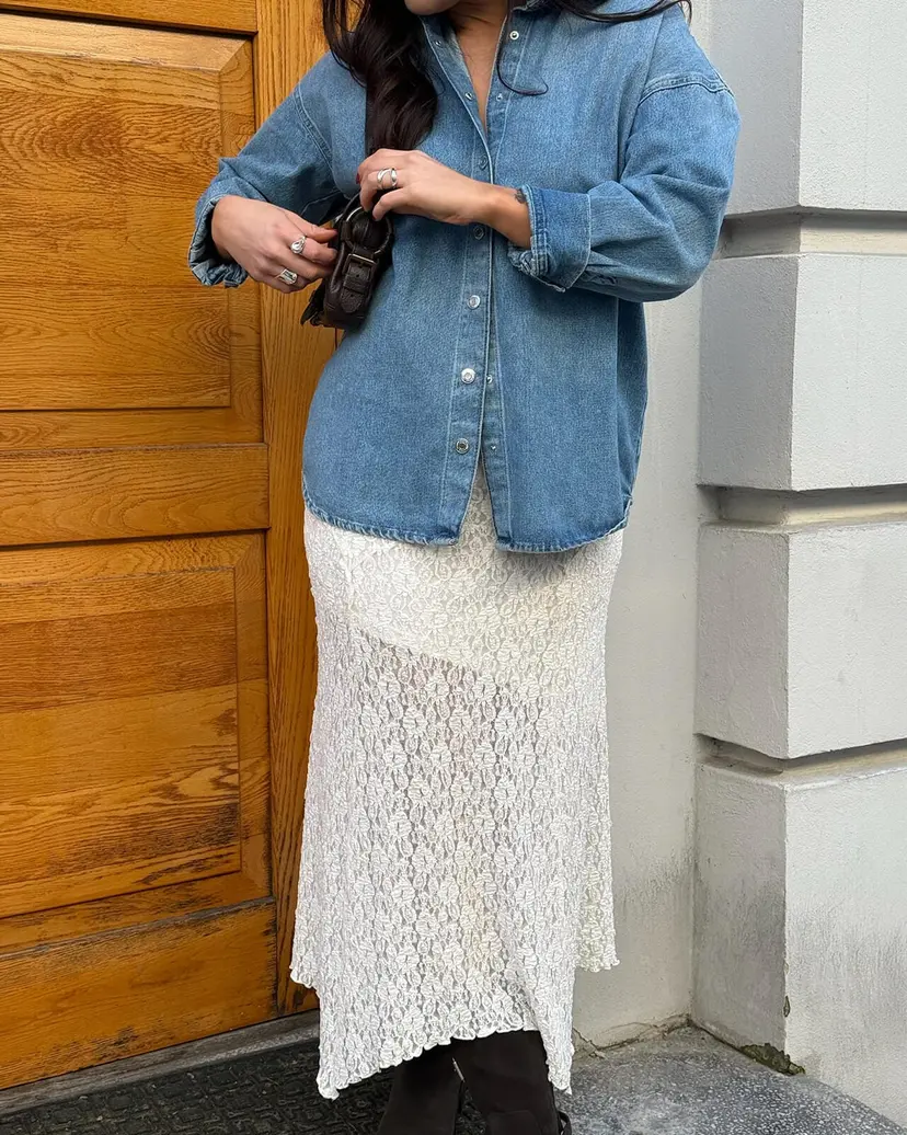 Vero Moda Blondeskjørt Rosie