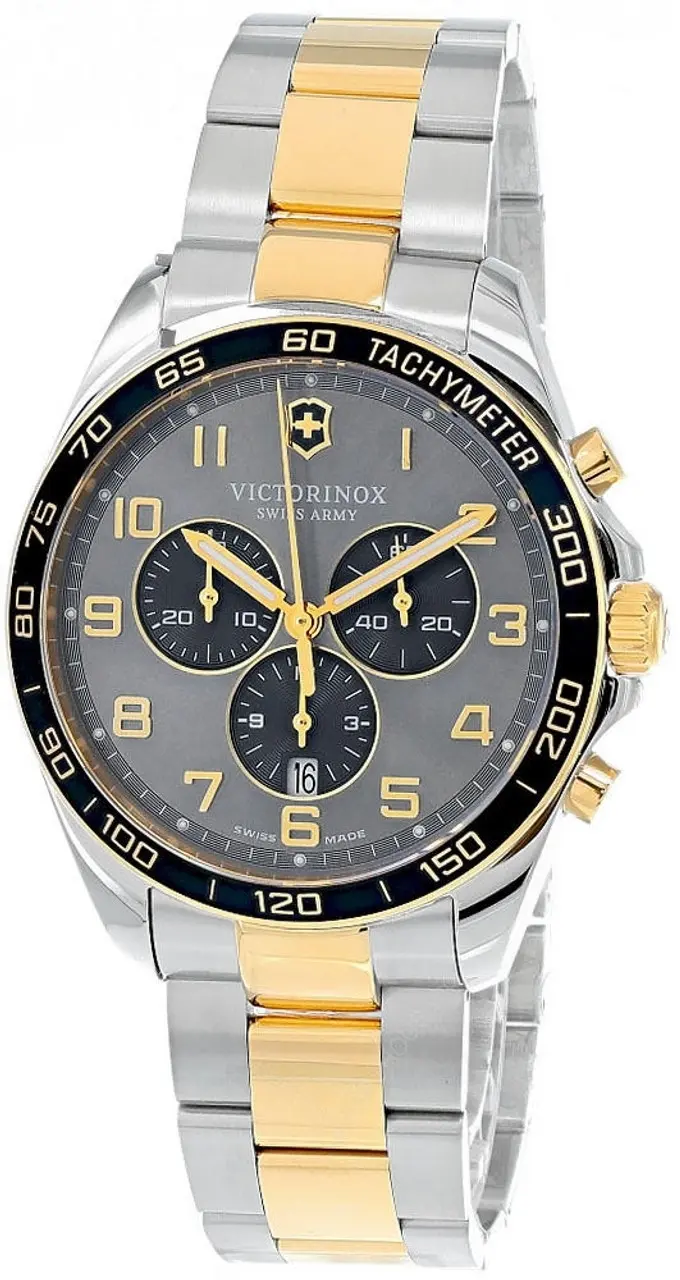 Victorinox Victorinox Herreklokke 241902 Grå/Gulltonet stål Ø42 mm