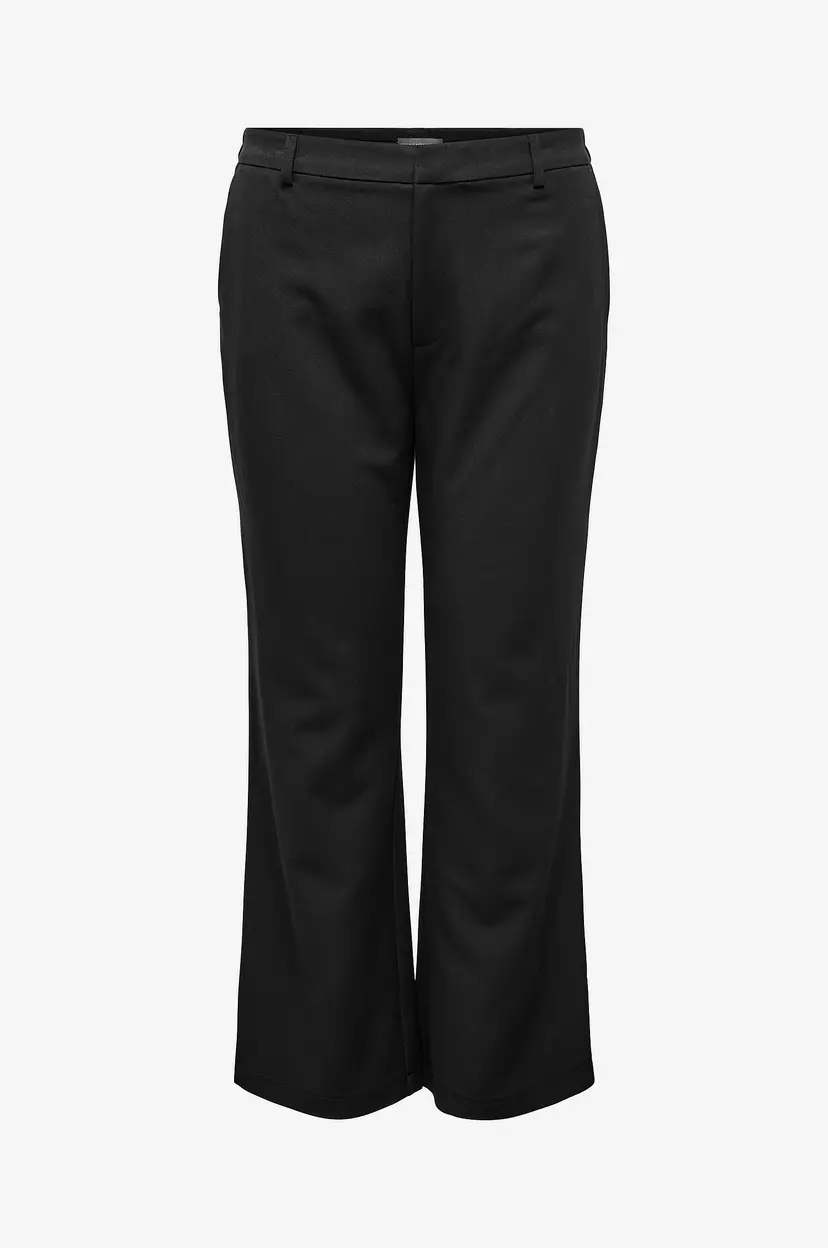 Only Carmakoma Dressbukser carHattie-Lana HW W Mel Pant Tlr - Svart