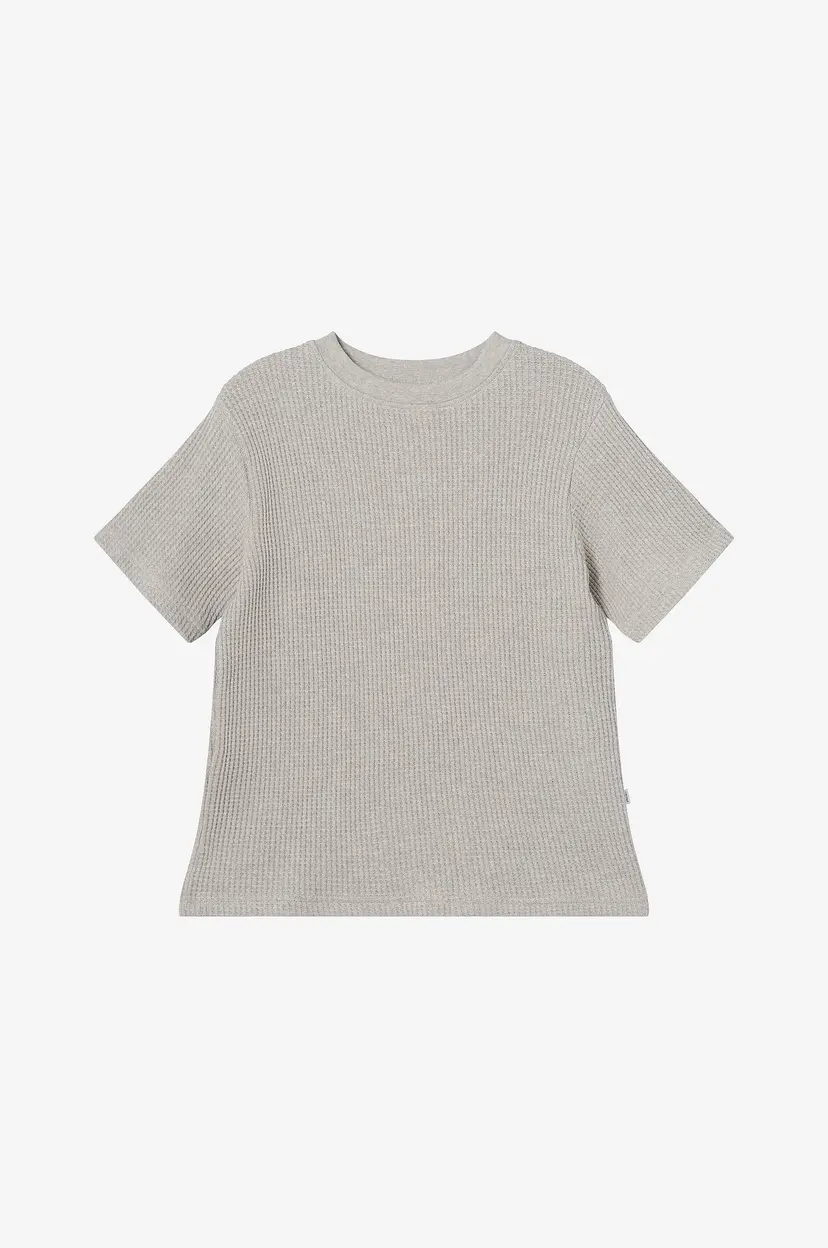 Grunt T-skjorte grAlf Waffle SS Tee - Grå