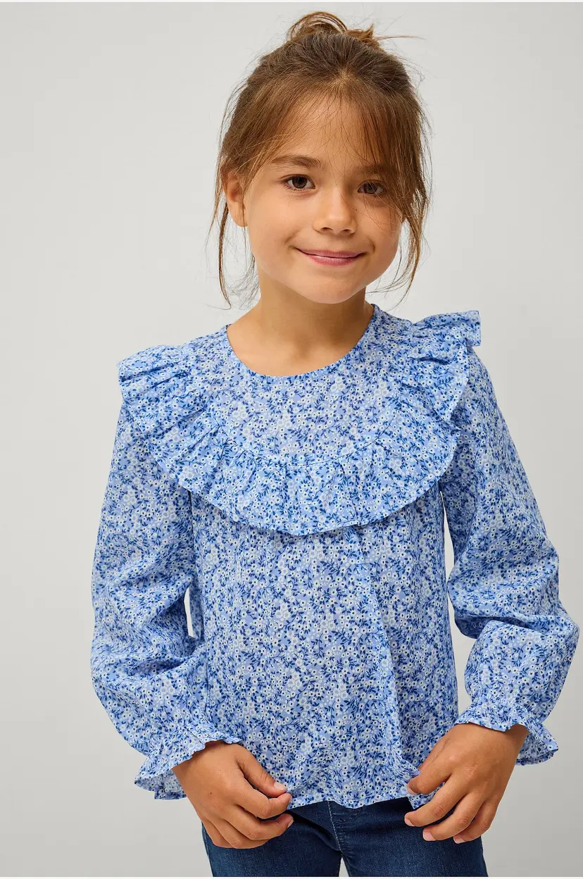 Ellos Collection Bluse Julia S Girls - Blå