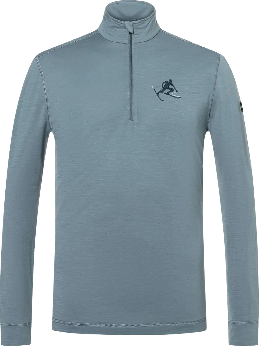 Super.Natural super.natural Men's Tundra175 Toni Zip 1/4 Stormy Weather/blueberry/f. Grey
