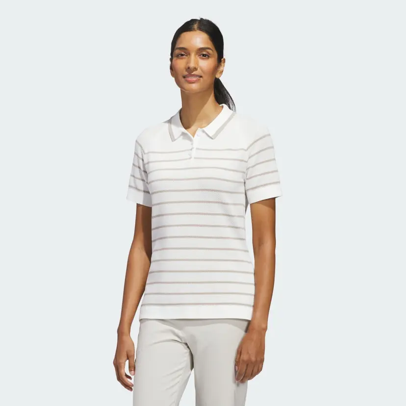 Adidas ULTIMATE365+ STRIPE KNIT POLO