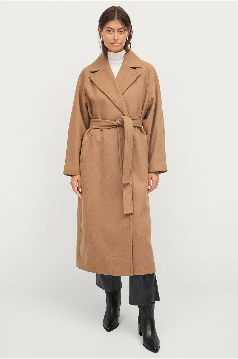 Ellos Collection Kåpe Robe Coat med flip-flops - Beige