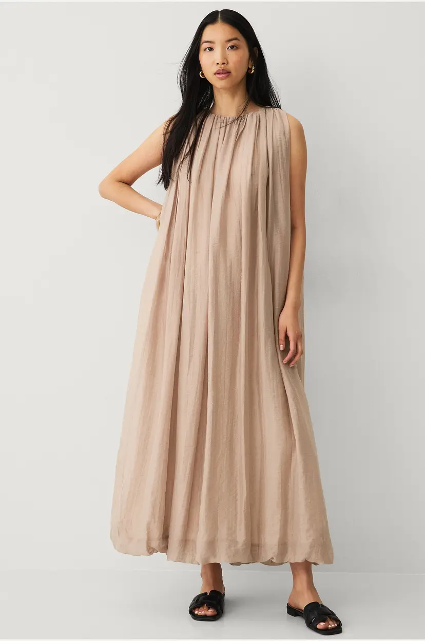 Mango Maxikjole Dress Ania - Beige