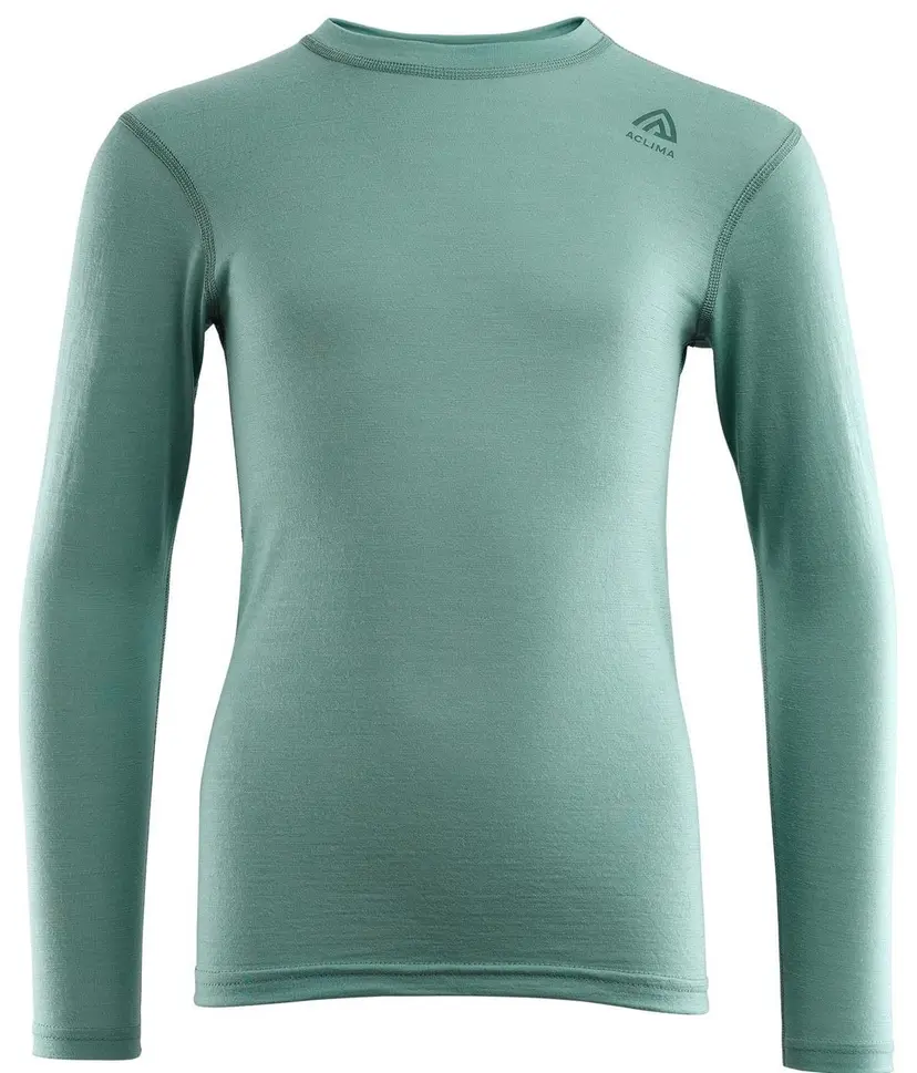 Aclima Aclima LightWool Crewneck Junior Oil Blue