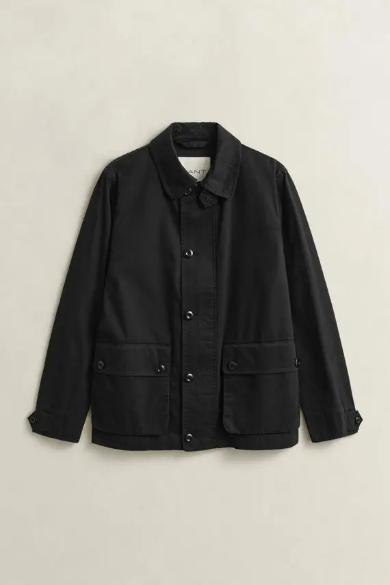 Gant COTTON DECKER JACKET DARK NAVY/BLACK