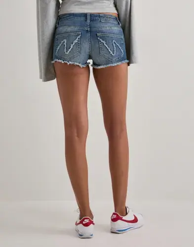 Nelly Nelly - Blå - Mini Jeans Shorts