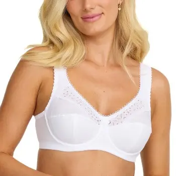Damella Damella BH Classic Underwire Lace Bra Hvit Dame