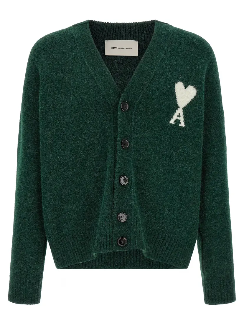 Ami Paris Ami Paris Cardigans – Grønn